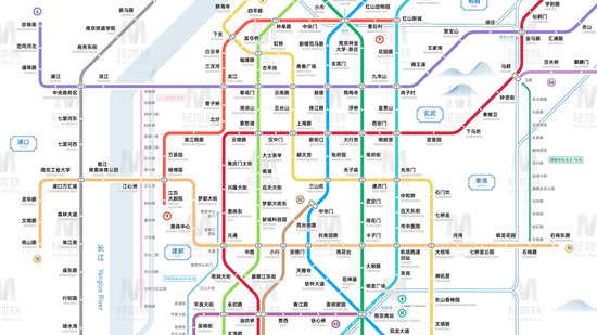 南京地铁规划图(2025 版 / 运营版)